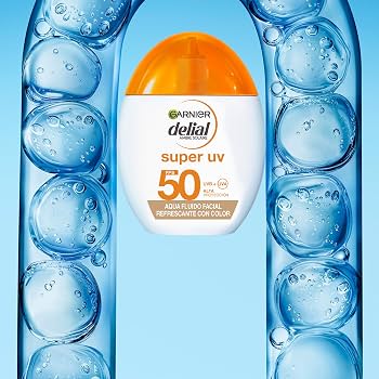 Garnier Ambre Solaire Super UV Aqua Fluido Facial FPS50 40 ml