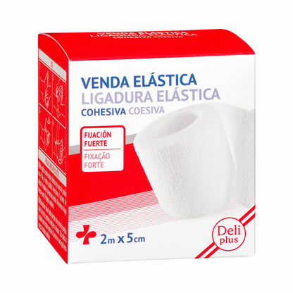 Venda elástica cohesiva Deliplus fijación fuerte