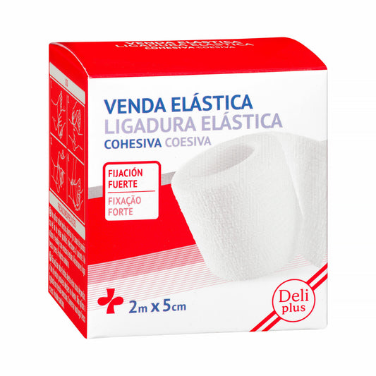 Venda elástica cohesiva Deliplus fijación fuerte