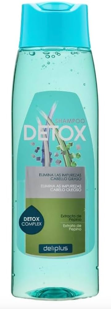 Champô Detox Deliplus para cabelo oleoso