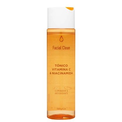 Tónico facial vitamina C e niacinamida Facial Clean iluminador e antioxidante