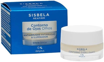 Contorno de olhos anti-rugas e iluminador com silicio Sisbela Reafirm Deliplus