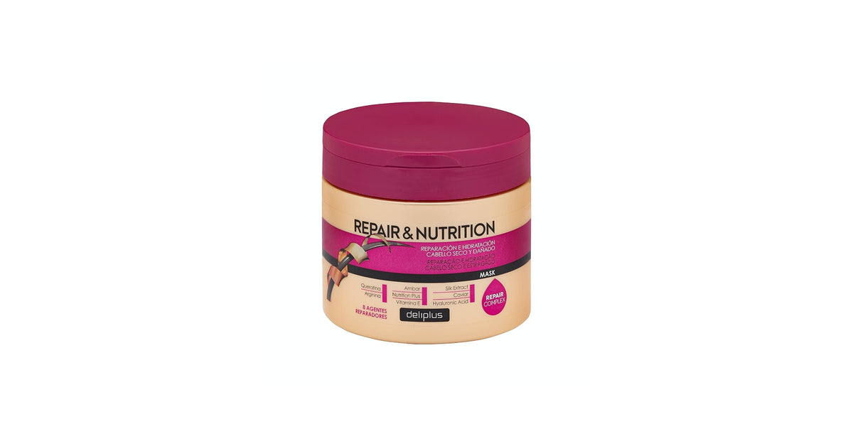 Máscara Repair & Nutrition Deliplus cabelo seco e danificado