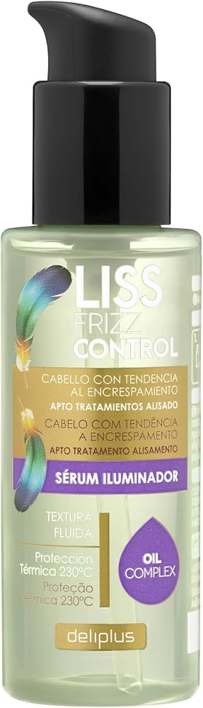 Sérum Liss Frizz Control Deliplus iluminador