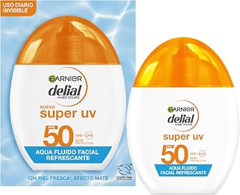 Garnier Ambre Solaire Super UV Aqua Fluido Facial FPS50 40 ml