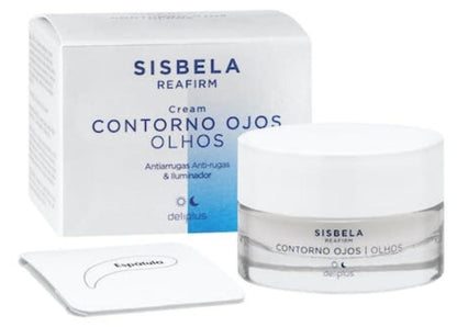 Contorno de olhos anti-rugas e iluminador com silicio Sisbela Reafirm Deliplus