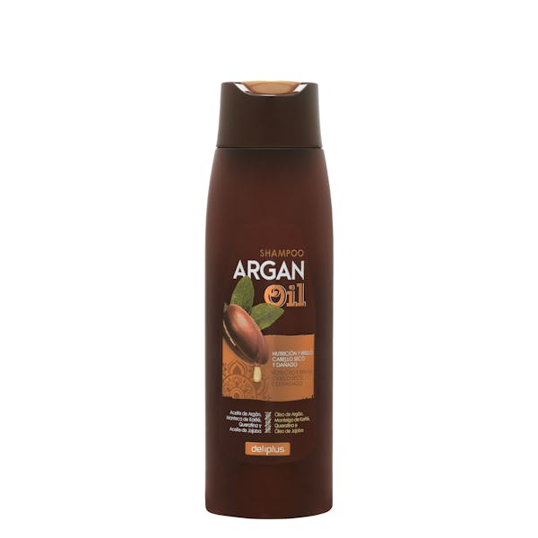 Champô Argan Oil Deliplus cabelo seco e danificado