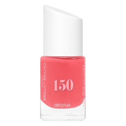 Esmalte de unhas alto brilho Deliplus 150 coral