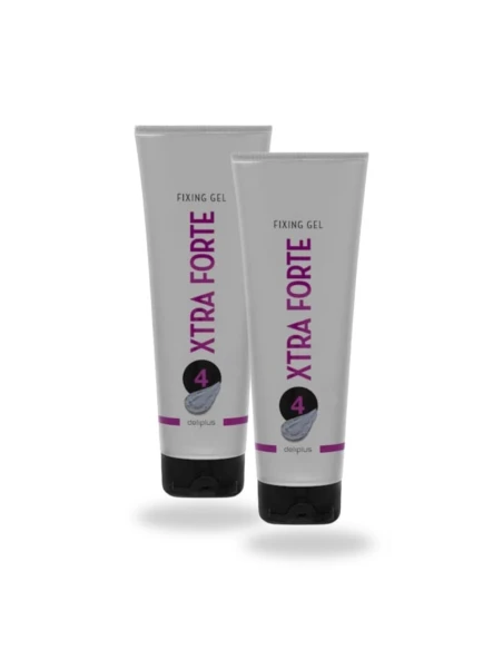 Gel fixador para cabelo Xtra Forte Deliplus fixação 4
