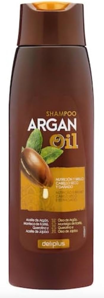Champô Argan Oil Deliplus cabelo seco e danificado