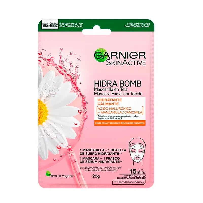 Garnier SkinActive Hydra Bomb Máscara de Tecido