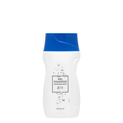 Gel-champô de banho 2 em 1 dermoprotetor Deliplus para corpo e cabelo