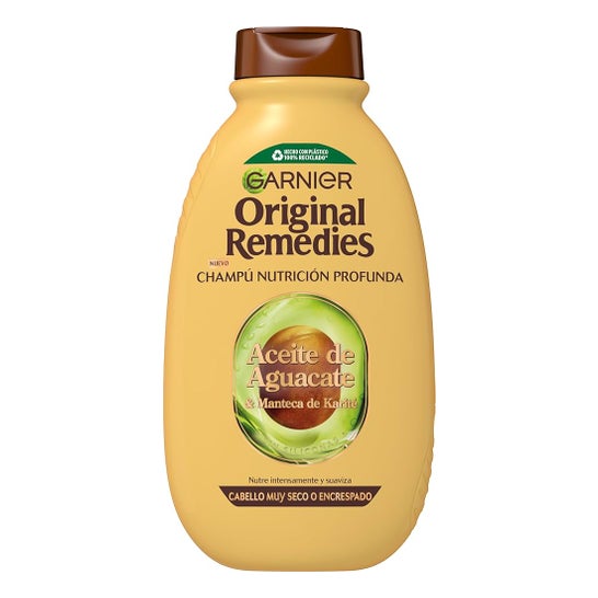 Garnier Ultimate Blends Avocado Óleo & Manteiga de Karité Champô 400 ml