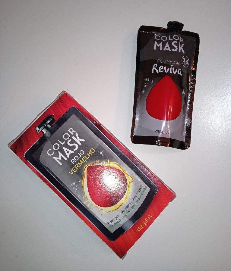 Máscara para cabelo vermelho Color Mask