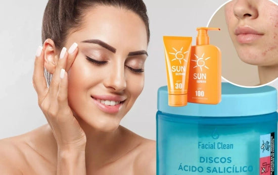 Discos ácido salicílico Deliplus Facial Clean purificantes e seborreguladores