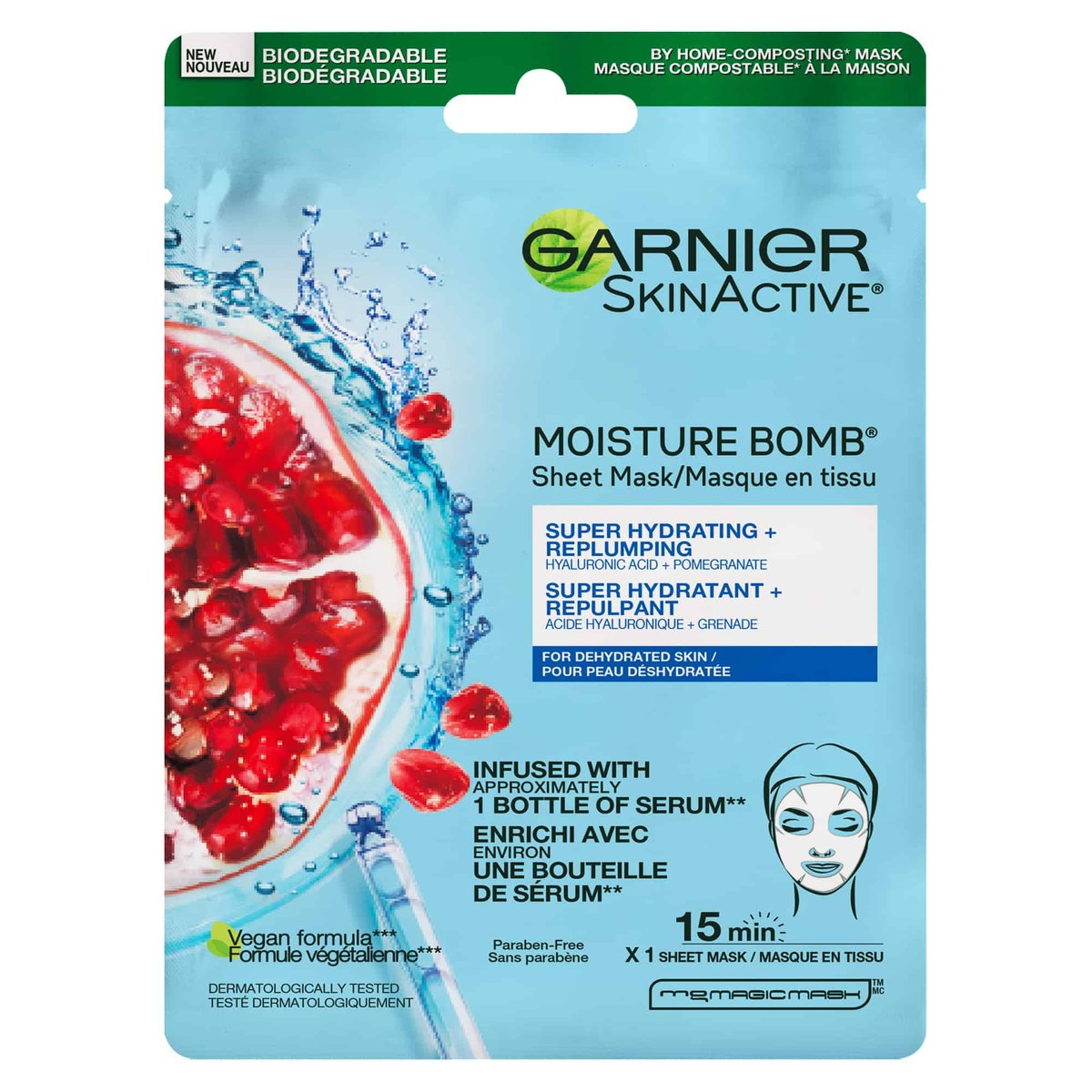 Garnier SkinActive Hydra Bomb Máscara de Tecido