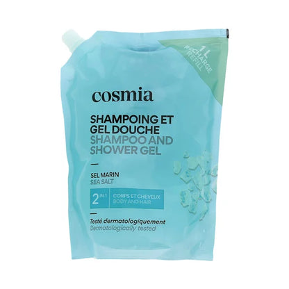 Gel-champô de banho 2 em 1 dermoprotetor Deliplus para corpo e cabelo